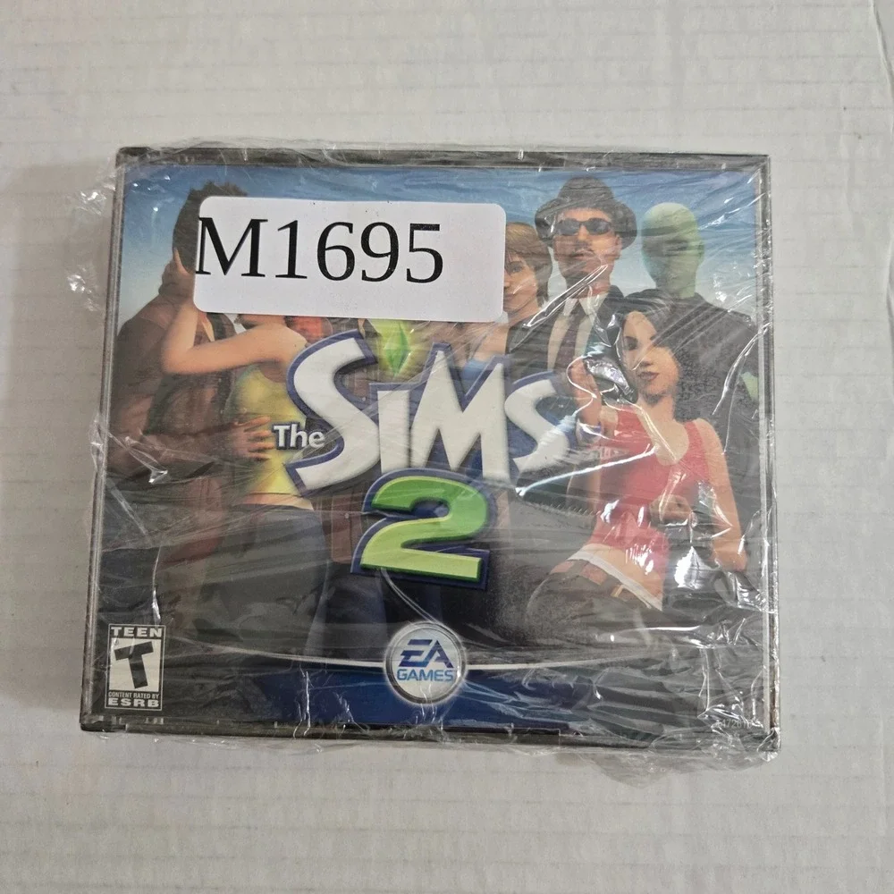 The Sims 2 PC Game 2004 Vintage 4 Disc Set Complete EA Games Y2K Retro